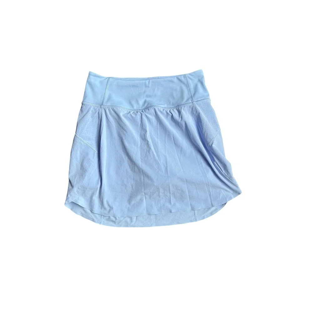 Athleta Run With It 16 Skort Light Blue Periwinkle XS‎ Running Tennis Skirt